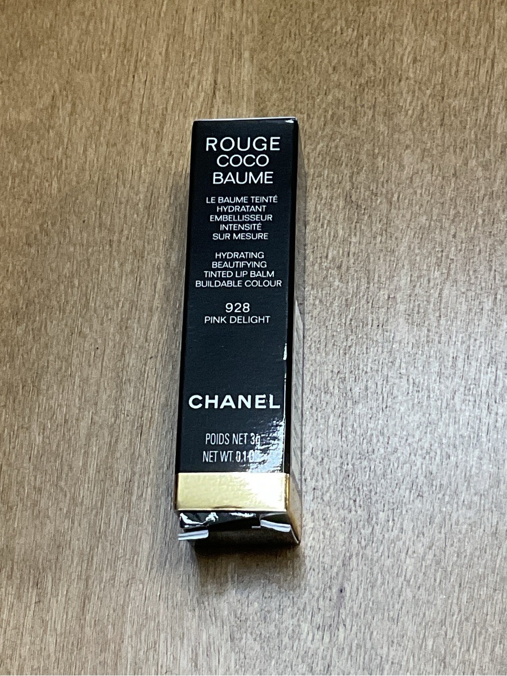 Chanel Rouge Coco Baume Hydrating Beautifying Tinted Lip Balm Pink Delight